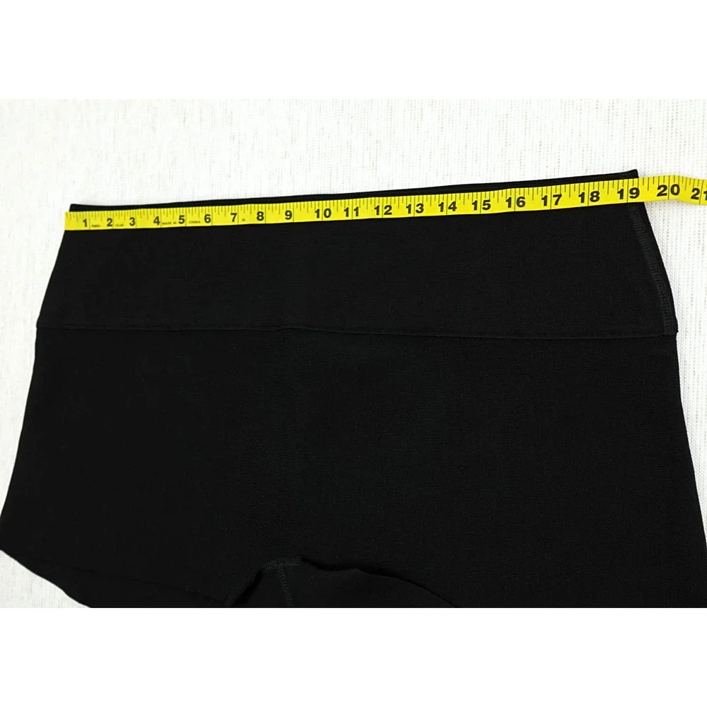 Skims Swim Shorts 4X Onyx‎ Textured Mid-Waist Shape Tummy Control Sporty Resort